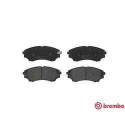 Jeu de plaquettes de frein BREMBO P24086 pour FORD, FORD ASIE & OCÉANIE, MAZDA BREMBO