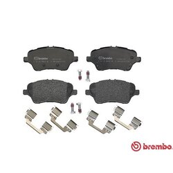 Jeu de plaquettes de frein BREMBO P24151 pour FORD BREMBO