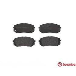 Jeu de plaquettes de frein BREMBO P30039 pour HYUNDAI, JAC, KIA, NAZA BREMBO