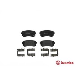 Jeu de plaquettes de frein BREMBO P30051 pour CHANGAN, HYUNDAI, JAC, KIA, NAZA et plus encore... BREMBO
