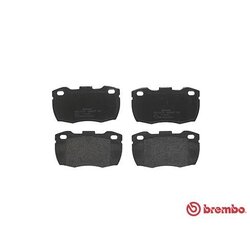 Jeu de plaquettes de frein BREMBO P44015 pour LAND ROVER DEFENDER BREMBO