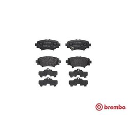 Jeu de plaquettes de frein BREMBO P49049 pour MAZDA 3 BREMBO