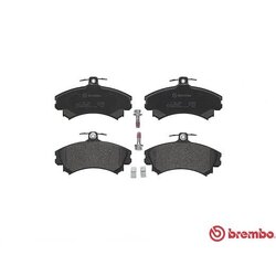 Jeu de plaquettes de frein BREMBO P50055 pour BAIC, BAIC BJEV, MITSUBISHI, SMART BREMBO
