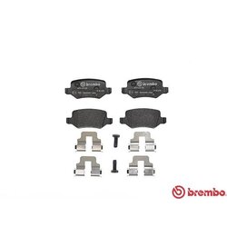 Jeu de plaquettes de frein BREMBO P50090 pour MERCEDES CLASSE A, CLASSE B BREMBO