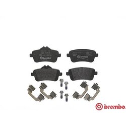 Plaquettes de frein BREMBO P50101 pour MERCEDES BREMBO