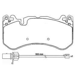 Brake Pad Set BREMBO P50127 OE Ref 4F0698151G