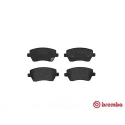 Jeu de plaquettes de frein BREMBO P56086 pour NISSAN, RENAULT BREMBO