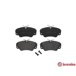 Jeu de plaquettes de frein BREMBO P59016 pour VAUXHALL OMEGA, SENATOR, CARLTON BREMBO