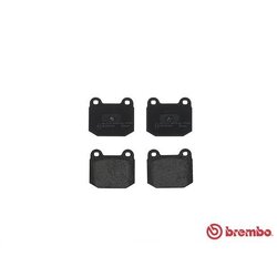 Jeu de plaquettes de frein BREMBO P59025 pour LOTUS, VAUXHALL, TESLA BREMBO