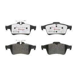 Jeu de plaquettes de frein BREMBO P59042X pour CADILLAC, CHEVROLET, CITROËN et plus encore... BREMBO