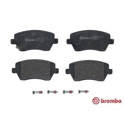 Jeu de plaquettes de frein BREMBO P59050 pour voitures allemandes de catégorie E, Vauxhall, Suzuki et plus encore... BREMBO