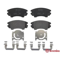 Jeu de plaquettes de frein BREMBO P59055 pour BENTLEY, BUICK, CHEVROLET, GMC et plus encore... BREMBO