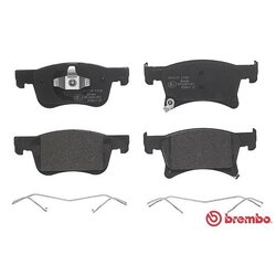 Jeu de plaquettes de frein BREMBO P59083 pour VAUXHALL ADAM, CORSA, CORSAVAN BREMBO