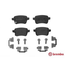 Plaquettes de frein BREMBO P59086 pour VAUXHALL ADAM, CORSA, CORSAVAN BREMBO