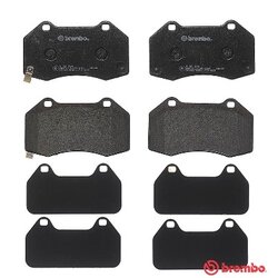 Jeu de plaquettes de frein BREMBO P59094 pour VAUXHALL CORSA, CORSAVAN BREMBO