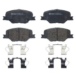 Jeu de plaquettes de frein BREMBO P59096 pour VAUXHALL INSIGNIA BREMBO