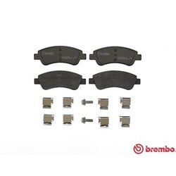 Jeu de plaquettes de frein BREMBO P61066 pour CITROEN, DS, FENGSHEN, VAUXHALL et plus encore... BREMBO