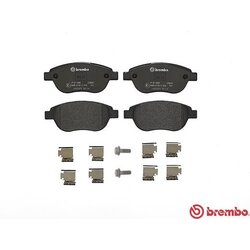 Jeu de plaquettes de frein BREMBO P61068 pour CITROEN, EMGRAND, FENGXING et plus encore... BREMBO