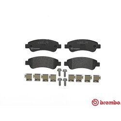 Plaquettes de frein BREMBO P61091 pour CITROËN, FIAT, VAUXHALL, PEUGEOT BREMBO