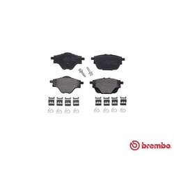 Jeu de plaquettes de frein BREMBO P61124 pour CITROEN, DS, GEELY, VAUXHALL et plus encore... BREMBO
