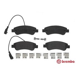 Jeu de plaquettes de frein BREMBO P61125 pour CITROEN, FIAT, VAUXHALL, PEUGEOT et plus encore... BREMBO