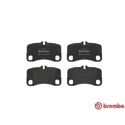Jeu de plaquettes de frein BREMBO P65022 pour PORSCHE 911 BREMBO