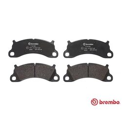 Jeu de plaquettes de frein BREMBO P65025 pour PORSCHE 911 BREMBO