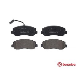 Jeu de plaquettes de frein BREMBO P68062 pour NISSAN, VAUXHALL, RENAULT BREMBO