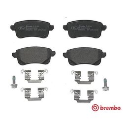 Jeu de plaquettes de frein BREMBO P68064 pour MITSUBISHI, NISSAN, RENAULT BREMBO