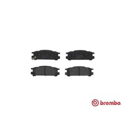 Jeu de plaquettes de frein BREMBO P78005 pour SUBARU IMPREZA, LEGACY, SVX BREMBO