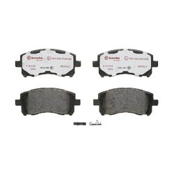 Jeu de plaquettes de frein BREMBO P78010X pour MITSUBISHI, SUBARU BREMBO