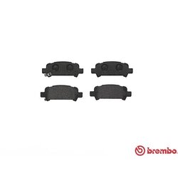 Jeu de plaquettes de frein BREMBO P78011 pour SUBARU BREMBO