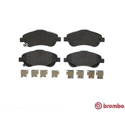 Jeu de plaquettes de frein BREMBO P83046 pour TOYOTA AVENSIS, COROLLA BREMBO