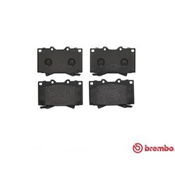 Jeu de plaquettes de frein BREMBO P83048 pour BAW, LEXUS, TOYOTA BREMBO