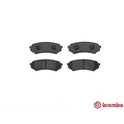 Jeu de plaquettes de frein BREMBO P83049 pour LEXUS, TOYOTA LX, LAND BREMBO