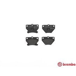 Jeu de plaquettes de frein BREMBO P83052 pour PONTIAC, TOYOTA BREMBO