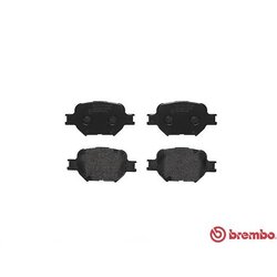 Jeu de plaquettes de frein BREMBO P83054 pour LEXUS, SCION, TOYOTA BREMBO