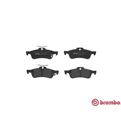 Jeu de plaquettes de frein BREMBO P83087 pour DAIHATSU, TOYOTA CHARADE, YARIS BREMBO