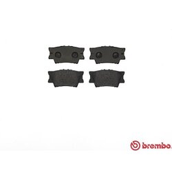 Jeu de plaquettes de frein BREMBO P83089 pour DAIHATSU, LEXUS, TOYOTA BREMBO