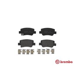 Plaquettes de frein BREMBO P83112 pour TOYOTA AVENSIS BREMBO
