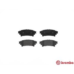 Jeu de plaquettes de frein BREMBO P83132 pour LEXUS, TOYOTA BREMBO