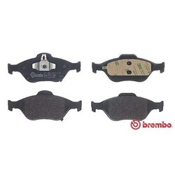 Jeu de plaquettes de frein BREMBO P83159 pour TOYOTA YARIS BREMBO