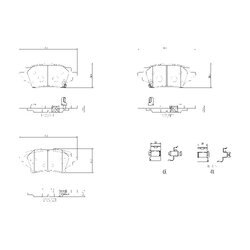 Brake Pad Set BREMBO P83178 OE Ref T044650247