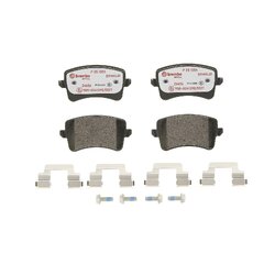 Jeu de plaquettes de frein BREMBO P85100X pour AUDI BREMBO