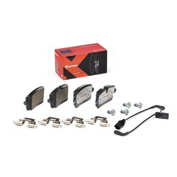 Plaquettes de frein BREMBO P85118X pour AUDI, VW BREMBO