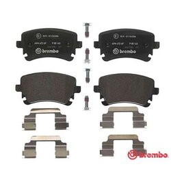 Jeu de plaquettes de frein BREMBO P85143 pour AUDI, BENTLEY BREMBO