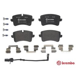 Plaquettes de frein BREMBO P85150 pour AUDI, PORSCHE, VW BREMBO