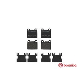 Jeu de plaquettes de frein BREMBO P86002 pour VOLVO BREMBO