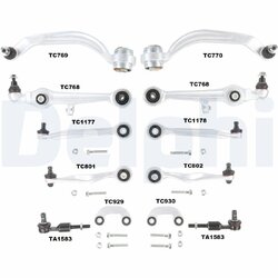 Control Arm Repair Kit DELPHI TC1300KIT OE Ref 4D0407509H*