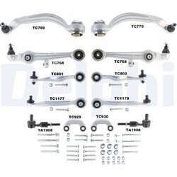 Control Arm Repair Kit DELPHI TC1400KIT OE Ref 4D0407509H*